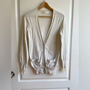 Sacai Luck Japan Silk Cotton Unfinished Cardigan 2 Raw Victorian Avant Garde